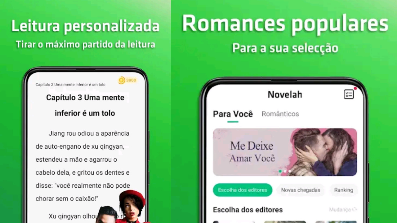 Aplicativo Novelah é um App de leitura de romances gratuito.Da dinheiro por minuto