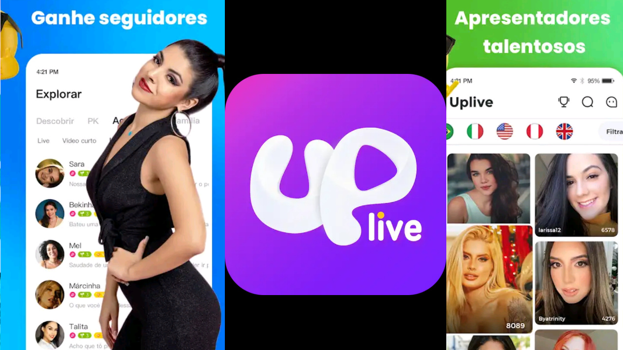 Ganhe até R$310 com o aplicativo Uplive, uma plataforma de streaming.